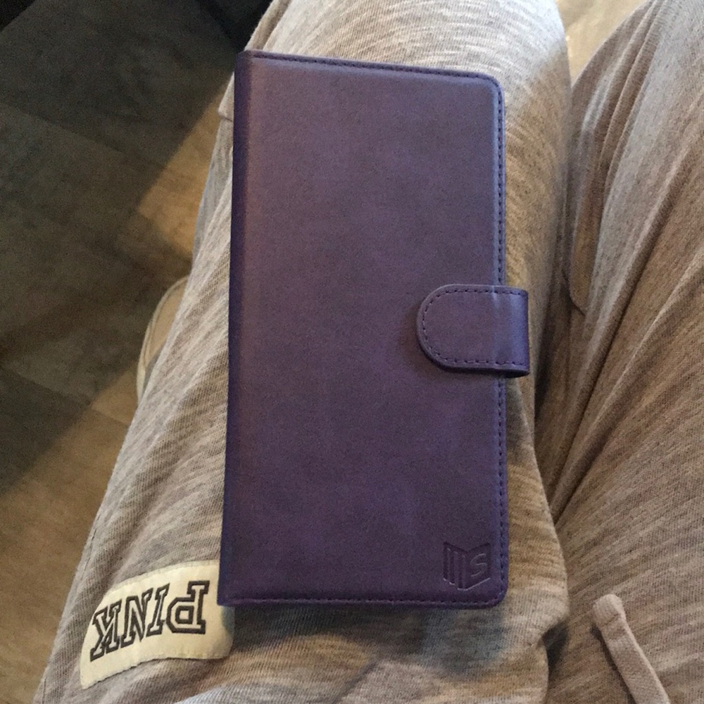Purple iPhone 6s Plus wallet case